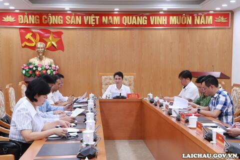 Họp Ban Tổ chức Hội thảo khoa học “Sâm Lai Châu - Tinh hoa đại ngàn Tây Bắc”