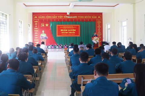 Khai mạc Huấn luyện tự vệ cụm 7 năm 2026