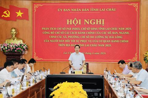 Lai Châu: Quyết liệt khắc phục hạn chế để nâng cao các Chỉ số Cải cách hành chính và Hài lòng của người dân