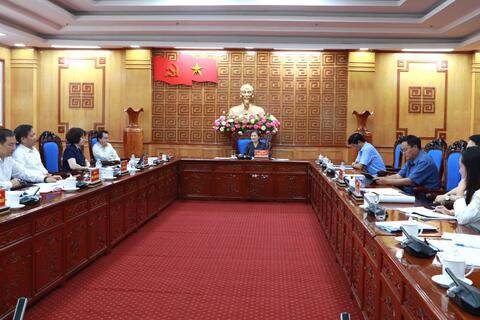 Duyệt văn kiện Đại hội Đảng bộ các phường Đoàn Kết, Tân Phong nhiệm kỳ 2025 - 2030
