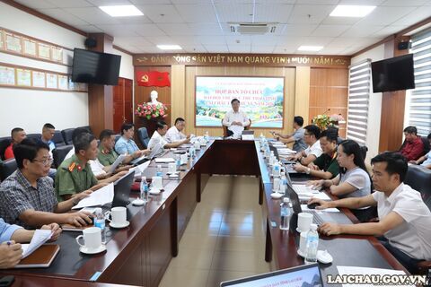 Họp Ban Tổ chức Đại hội Thể dục thể thao tỉnh Lai Châu lần thứ VI, năm 2026