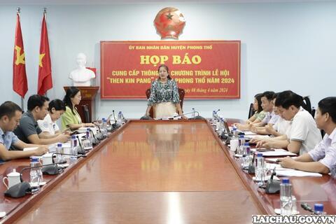 Từ 17-18/4/2024 sẽ diễn ra Lễ hội “Then Kin Pang” huyện Phong Thổ năm 2024