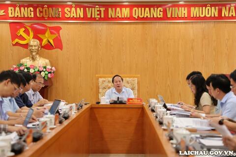 UBND tỉnh Lai Châu họp chuyên đề: Thảo luận kỹ lưỡng về phương án giao biên chế năm 2026