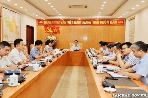 Họp Ban Tổ chức Hội thảo khoa học “Sâm Lai Châu - Tinh hoa đại ngàn Tây Bắc”