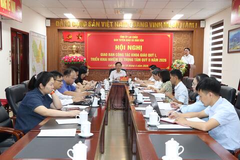 Hội nghị giao ban công tác khoa giáo quý I, triển khai nhiệm vụ trọng tâm quý II năm 2026