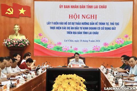 Hội nghị lấy ý kiến vào dự thảo Hướng dẫn trình tự, thủ tục thực hiện các dự án đầu tư kinh doanh có sử dụng đất