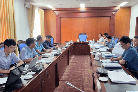 Họp Hội đồng tư vấn kỹ thuật thẩm định Báo cáo kết quả thăm dò khoáng sản tại mỏ chì - kẽm Khun Há (thuộc mỏ sắt Khun Há), xã Khun Há, huyện Tam Đường