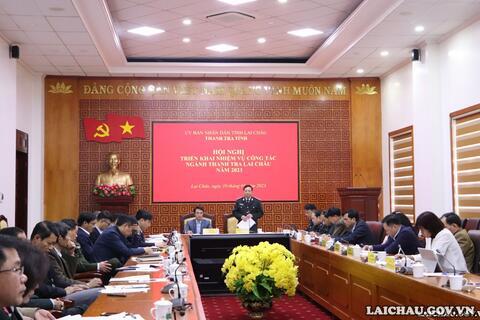 Hội nghị triển khai nhiệm vụ công tác ngành Thanh tra Lai Châu năm 2023
