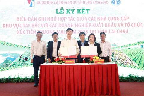 Kết nối giao thương tại Việt Nam giữa nhà cung cấp khu vực Tây Bắc với các doanh nghiệp xuất khẩu và xúc tiến thương mại năm 2025 tại tỉnh Lai Châu