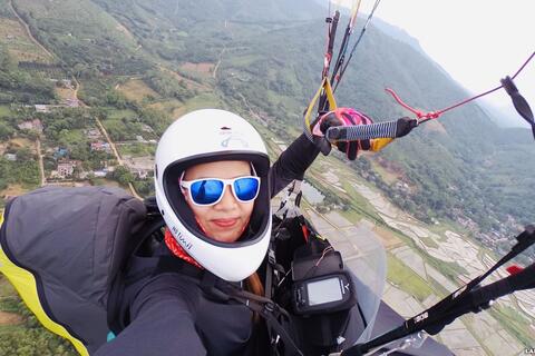 Thật tuyệt vời khi được bay trên đỉnh Putaleng - Lai Châu