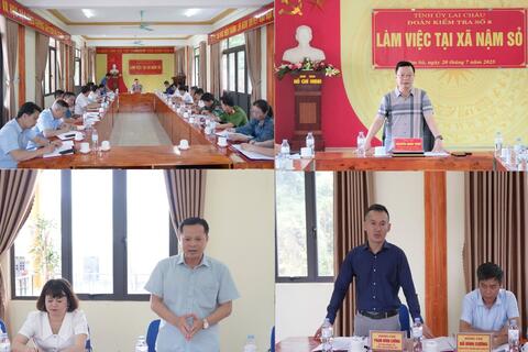 Chủ nhiệm Ủy ban Kiểm tra Tỉnh ủy nắm tình hình công tác tổ chức, hoạt động; thăm, tặng quà các gia đình liệt sĩ trên địa bàn xã Nậm Sỏ