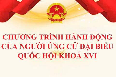 Chương trình hành động của người ứng cử đại biểu Quốc hội khoá XVI
