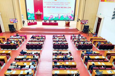 Tiếp tục chương trình làm việc Kỳ họp thứ hai mươi lăm HĐND tỉnh Lai Châu Khóa XV, nhiệm kỳ 2021 - 2025