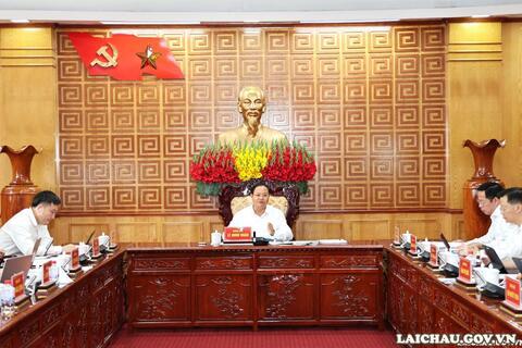 Bí thư Tỉnh ủy Lê Minh Ngân chủ trì cuộc họp Ban Thường vụ Tỉnh ủy