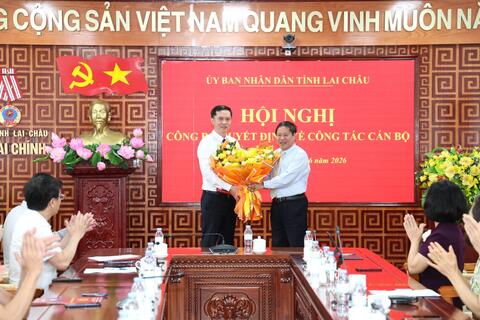 Sở Tài chính Lai Châu có tân Phó Giám đốc Sở