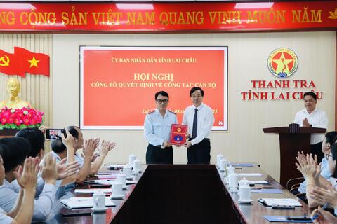 Lai Châu: Bổ nhiệm Phó Chánh Thanh tra tỉnh