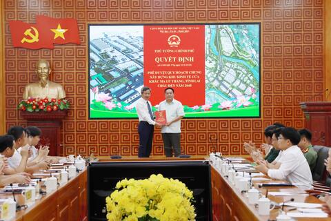 Lai Châu: Công bố Quy hoạch chung xây dựng Khu kinh tế cửa khẩu Ma Lù Thàng đến năm 2045