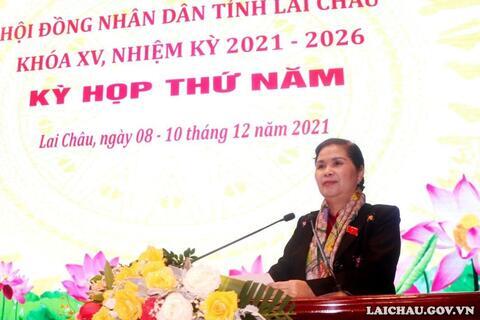 Kỳ họp thứ năm, HĐND tỉnh Lai Châu khóa XV, nhiệm kỳ 2021 - 2026 thành công tốt đẹp