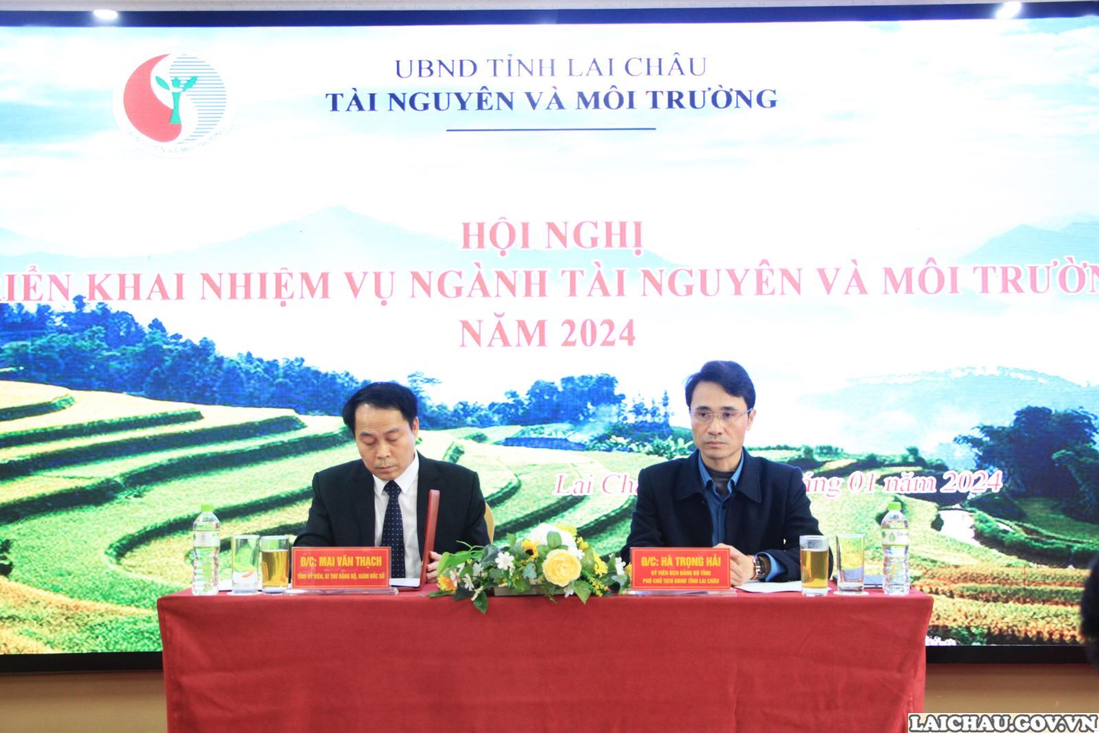 Phó Chủ tịch UBND tỉnh Hà Trọng Hải dự Hội nghị triển khai nhiệm vụ ngành Tài nguyên và Môi trường năm 2024