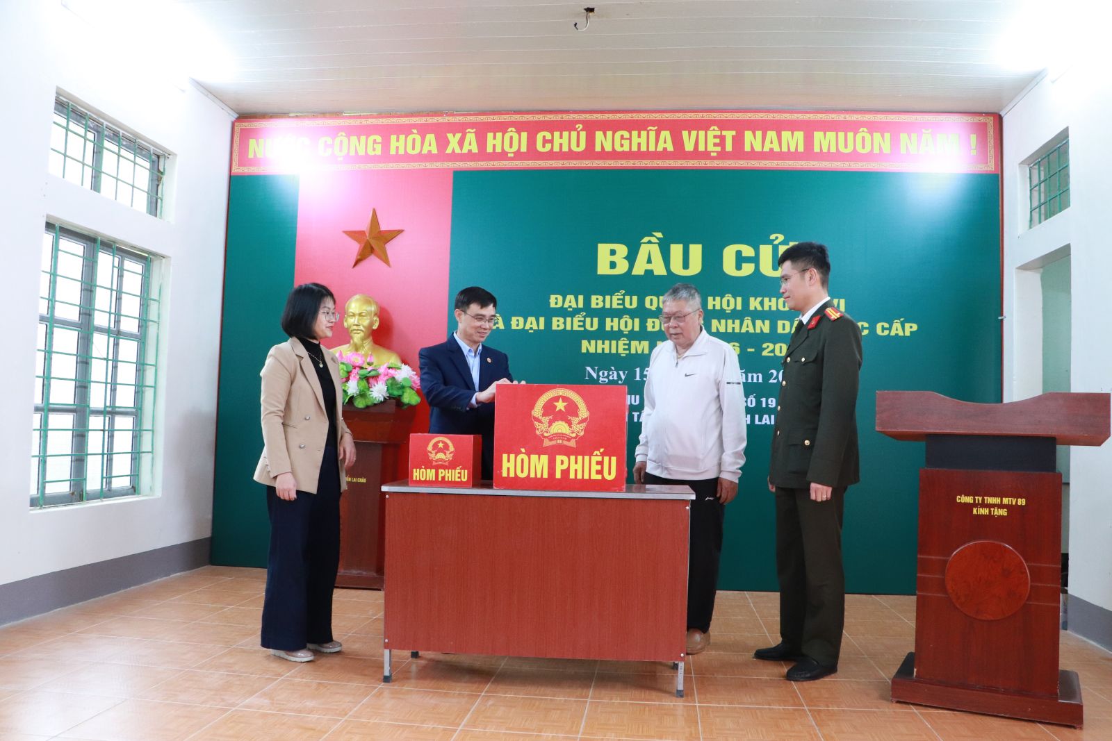 Sẵn sàng cho công tác bầu cử ở phường Tân Phong