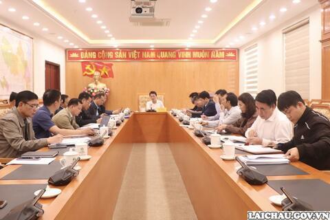 Họp Tổ xây dựng dự thảo Nghị quyết của Tỉnh ủy về phát triển Sâm Lai Châu