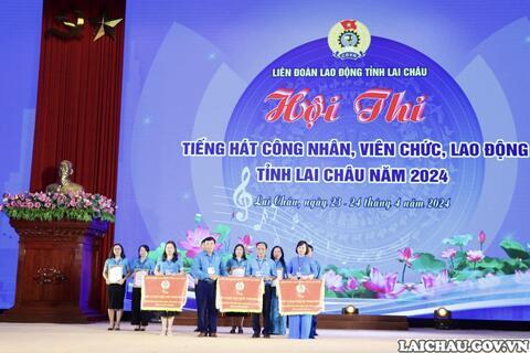 Hội thi tiếng hát công nhân, viên chức, lao động tỉnh Lai Châu năm 2024