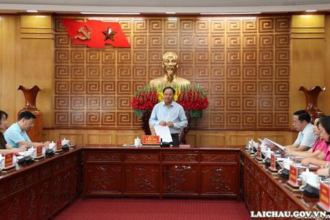 Thường trực Tỉnh uỷ làm việc với Đảng uỷ UBND tỉnh về công tác chuẩn bị khánh thành các trường phổ thông nội trú liên cấp và tổ chức Lễ khai giảng năm học 2026-2027