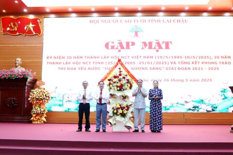 Lai Châu: Gặp mặt kỷ niệm 20 năm thành lập Hội Người cao tuổi tỉnh
