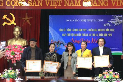 Lai Châu: Tổng kết công tác Hội Văn học - Nghệ thuật năm 2022; Triển khai nhiệm vụ năm 2023; Ngày Thơ Việt Nam lần thứ XXI tại tỉnh Lai Châu năm 2023 “Nhịp điệu mới”