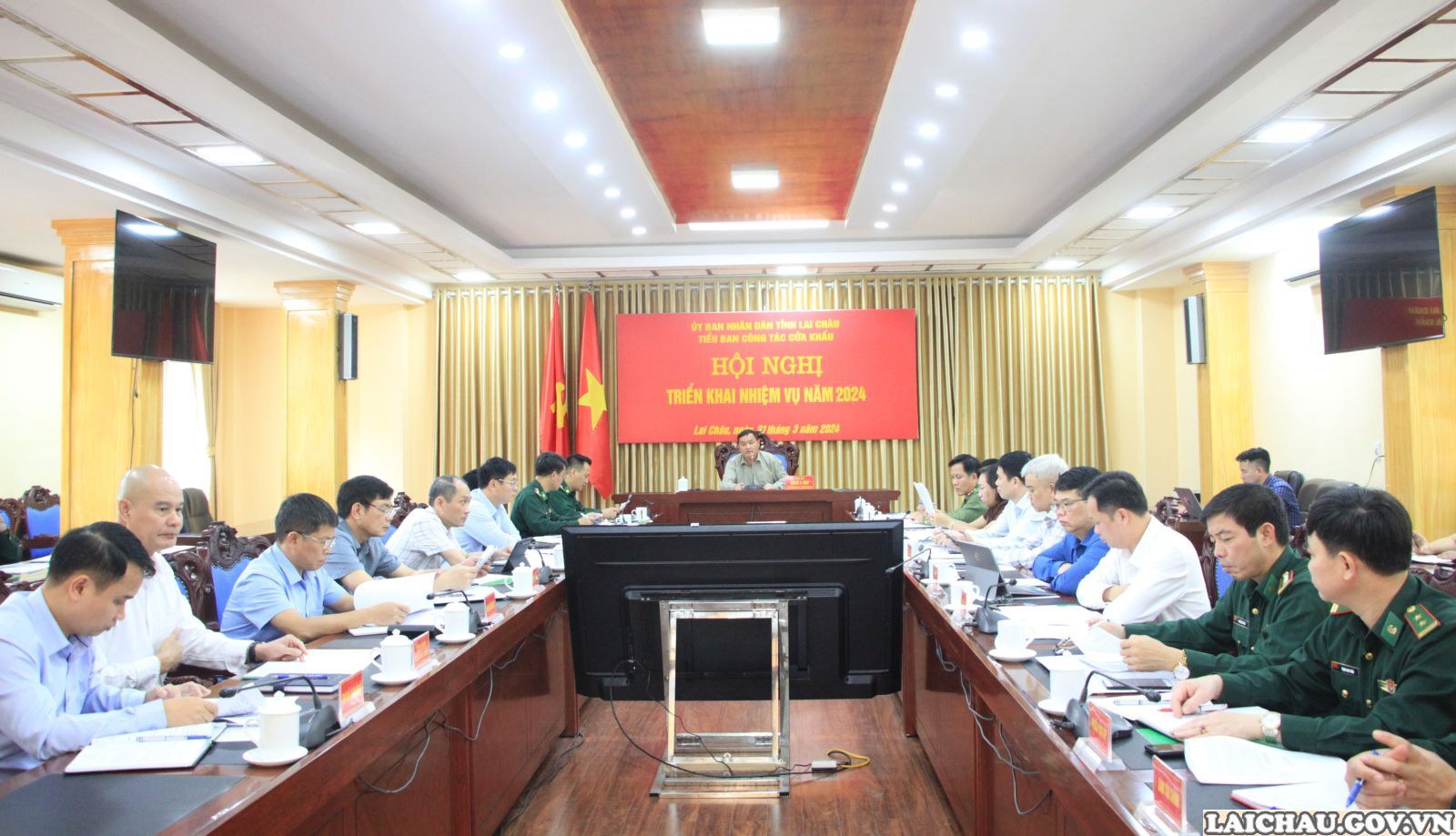 Tiểu ban công tác cửa khẩu tỉnh Lai Châu: Triển khai nhiệm vụ năm 2024