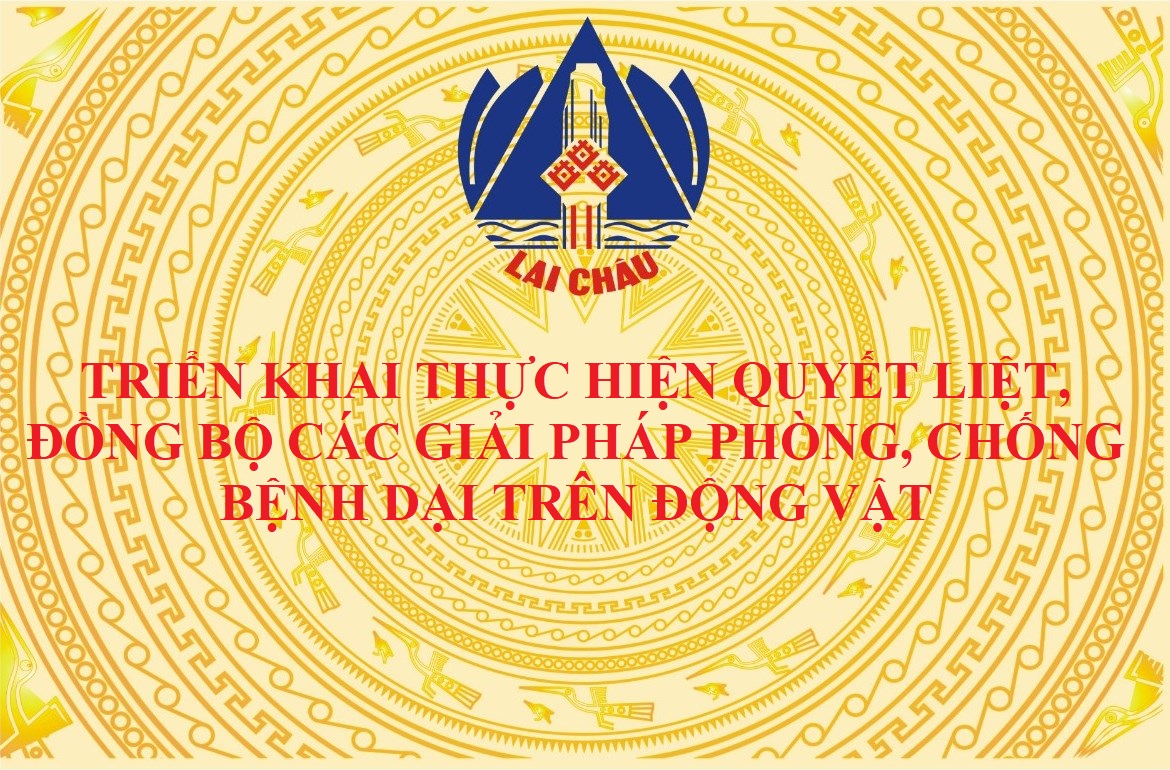 Lai Châu: Triển khai thực hiện quyết liệt, đồng bộ các giải pháp phòng, chống bệnh Dại trên động vật