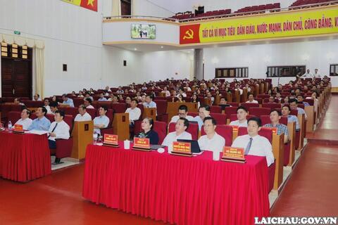 Hội nghị sơ kết giữa nhiệm kỳ thực hiện Nghị quyết Đại hội Đảng bộ tỉnh lần thứ XIV, nhiệm kỳ 2020 - 2025