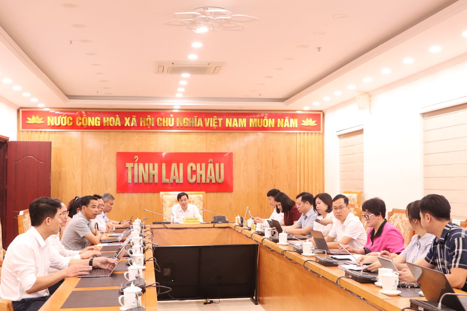 Lai Châu: Họp vận hành thử nghiệm giải quyết hồ sơ  thủ tục hành chính theo mô hình chính quyền địa phương 2 cấp