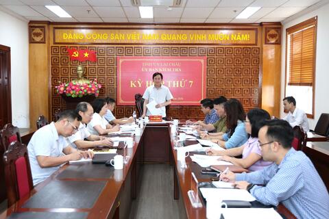 Kỳ họp thứ 7 Ủy ban Kiểm tra Tỉnh ủy