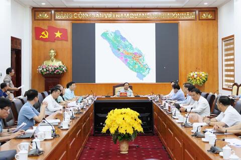 Ban Thường vụ Tỉnh ủy cho ý kiến vào Quy hoạch chung đô thị liên phường Tân Phong - Đoàn Kết, tỉnh Lai Châu (Đô thị Lai Châu)