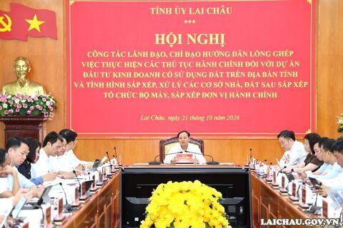 Lai Châu: Tập trung tháo gỡ khó khăn, đẩy nhanh tiến độ giải quyết thủ tục đầu tư và xử lý nhà, đất dôi dư