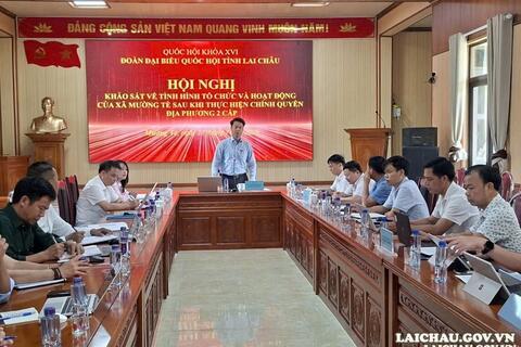 Đoàn Đại biểu Quốc hội tỉnh Lai Châu khảo sát tại các xã Mường Tè, Pa Ủ