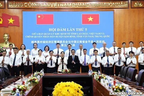 Lai Châu và huyện Kim Bình (Trung Quốc) tăng cường hợp tác phát triển kinh tế biên mậu