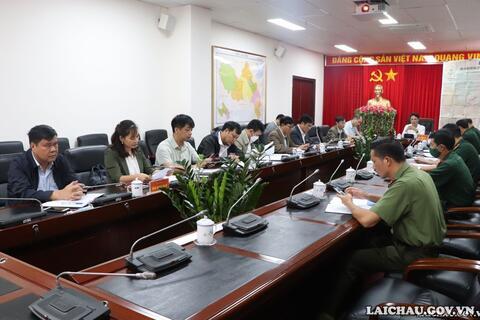 Họp Ban Chỉ đạo diễn tập Ứng phó lụt bão và Tìm kiếm cứu nạn huyện Sìn Hồ năm 2022