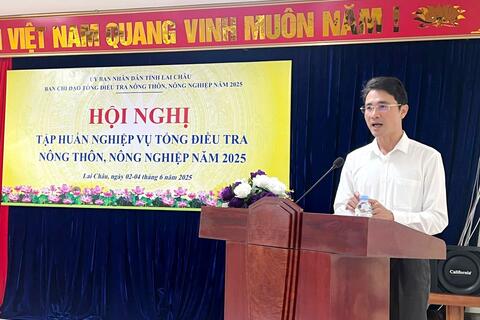 Lai Châu: Tập huấn nghiệp vụ Tổng điều tra nông thôn, nông nghiệp năm 2025