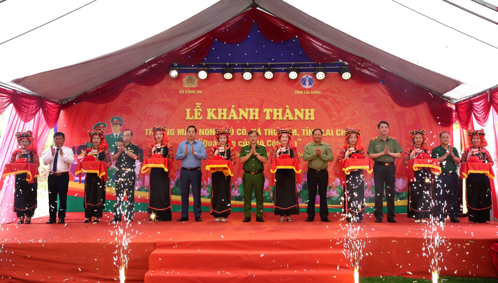 Lai Châu: Khánh thành, bàn giao điểm trường mầm non Là Ú Cò, xã Thu Lũm