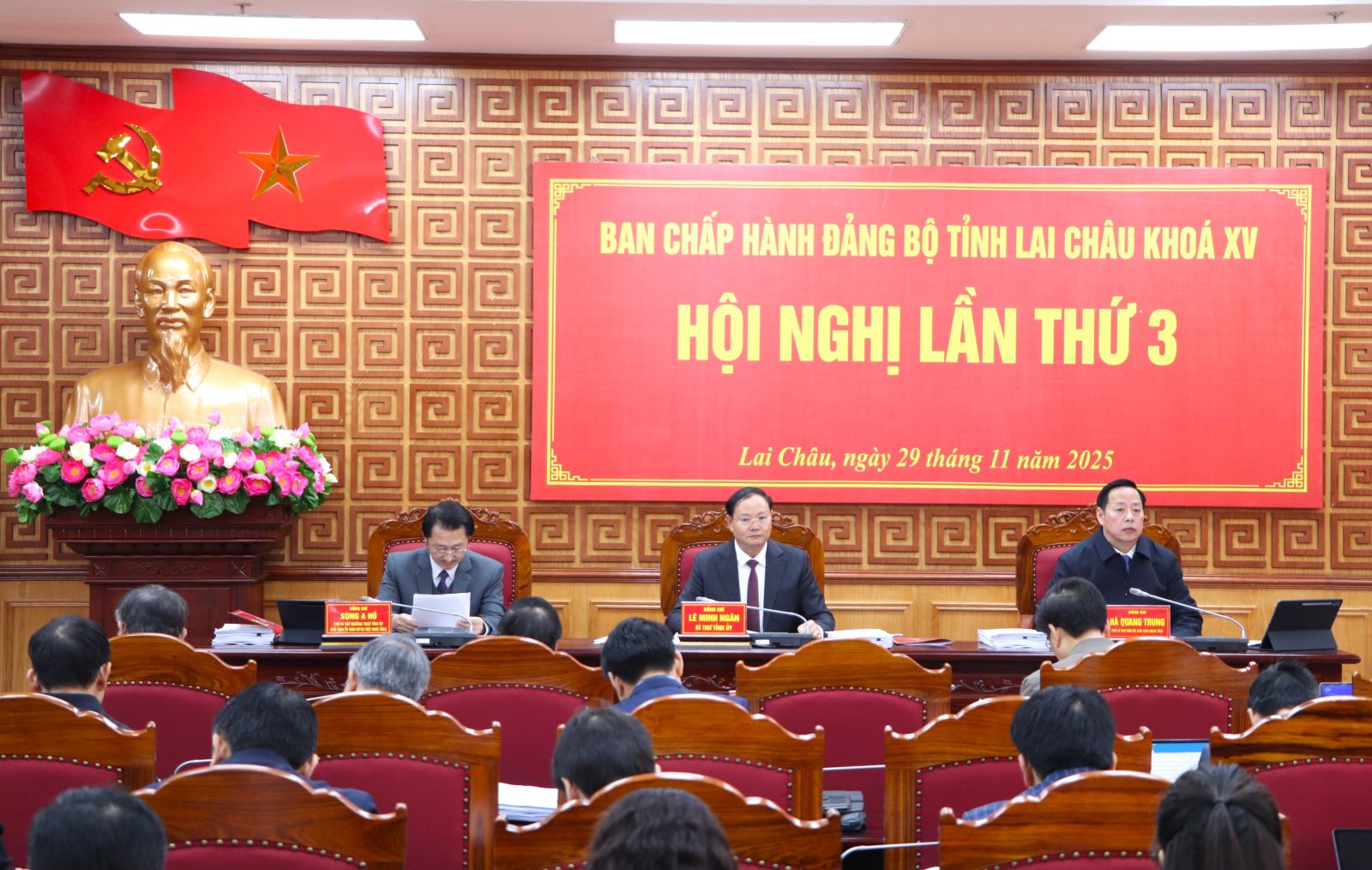 Hội nghị lần thứ 3 Ban Chấp hành Đảng bộ tỉnh Lai Châu khóa XV