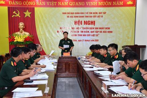 Ban Chỉ đạo Quân khu 2 kiểm tra thực hiện “Chiến dịch 500 ngày đêm” tại Lai Châu