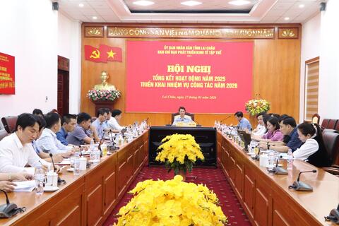 Ban Chỉ đạo phát triển kinh tế tập thể tỉnh tổng kết hoạt động năm 2025, triển khai nhiệm vụ công tác năm 2026