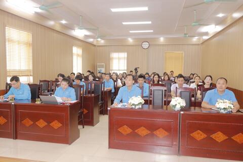 Hội nghị nghiên cứu, học tập, quán triệt Chương trình hành động thực hiện Nghị quyết của tỉnh, Chỉ thị của Ban Bí thư; Nghị quyết Đại hội Mặt trận Tổ quốc Việt Nam tỉnh lần thứ XIV và Nghị quyết Đại hội Công đoàn tỉnh lần thứ XIV