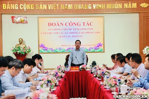 Chủ tịch UBND tỉnh làm việc với 4 xã biên giới: Quyết tâm tăng tốc phát triển kinh tế - xã hội, gỡ khó về hạ tầng và nhân lực chính quyền 2 cấp