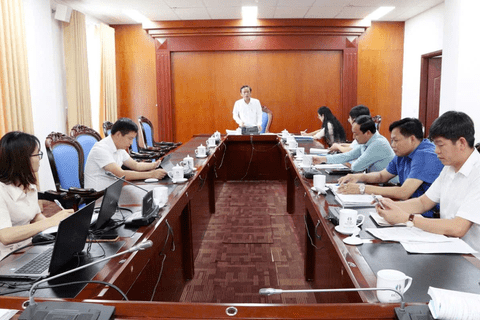 Họp Hội đồng thẩm định báo cáo đánh giá tác động môi trường Dự án khai thác đá làm vật liệu xây dựng thông thường tại mỏ đá Dốc Voi