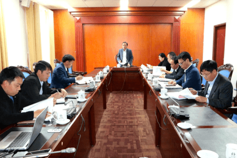 Họp Hội đồng thẩm định báo cáo đánh giá tác động môi trường của Dự án Nâng cấp, cải tạo đường giao thông đến trung tâm xã Dào San