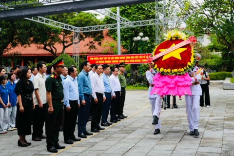 Lai Châu: Tổ chức Lễ viếng Nghĩa trang liệt sĩ trước khi khai quật, lấy mẫu và số hóa thông tin mẫu hài cốt liệt sĩ