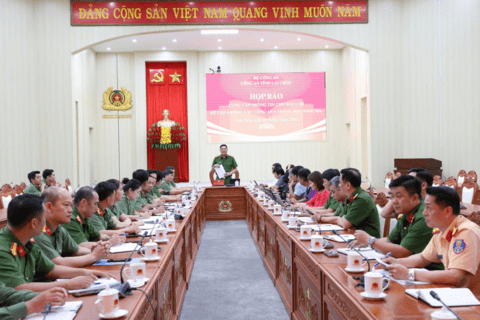 Công an tỉnh Lai Châu: Họp báo thông báo tình hình, kết quả các mặt công tác 6 tháng đầu năm 2026